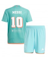 Inter Miami Lionel Messi #10 Tredjedraktsett Barn 2024-25 Korte ermer (+ bukser)